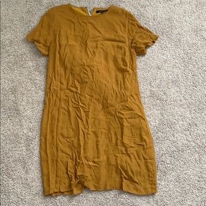 Mustard Short Sleeve Dress